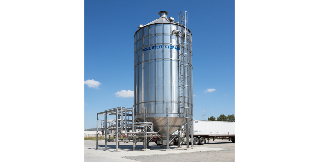 Stainless Steel Storage Silo System (SS Silo System), Knitcon Solutions